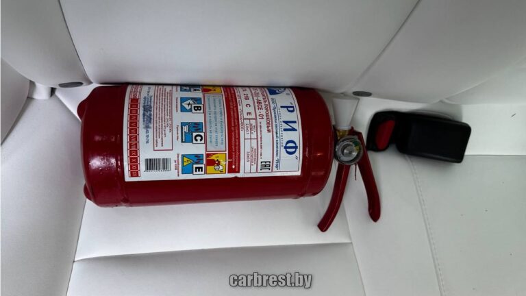 Автомобильный огнетушитель для техосмотра в Беларуси