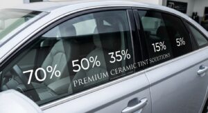 Градация автомобильной тонировки на примере